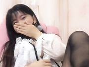 淫荡骚货美女璃儿开档丝袜抠逼自慰秀上演制服诱惑